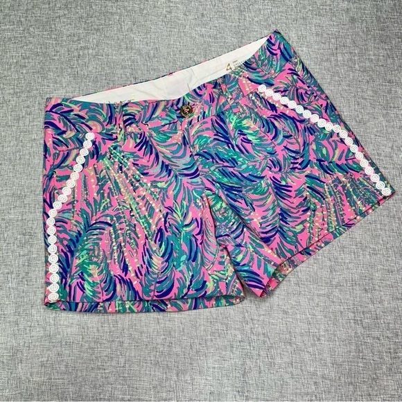Lilly Pulitzer Callahan Shorts Pink Sunset Coco Breeze Size 4 NWT - Picture 4 of 10